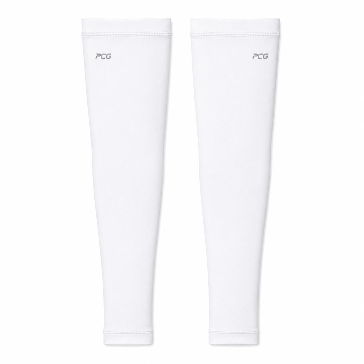 Custom compression athletic arm sleeves with UV protection manufactured by PCG Sportswear
