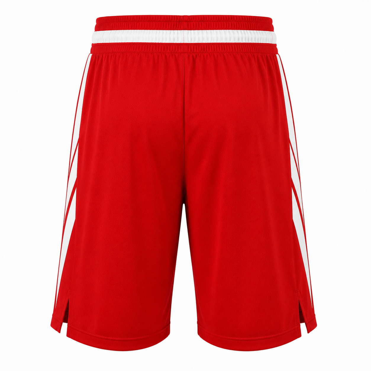 Custom basketball game shorts wide waistband long cut with sublimated side graphic manufactured by PCG Sportswear