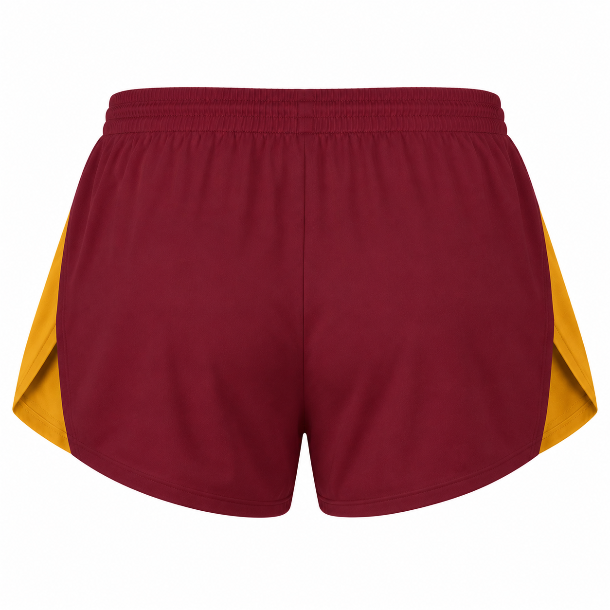 Custom cross country running shorts split-leg with sublimated team colors manufactured by PCG Sportswear