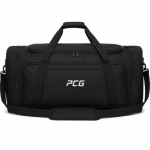 Custom large team equipment duffle bag for coaches and athletic programs manufactured by PCG Sportswear