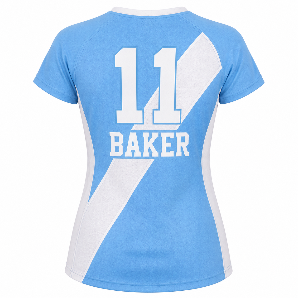 Custom women's field hockey jersey crew neck with sublimated team design manufactured by PCG Sportswear