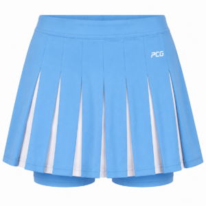 Custom field hockey kilt knife pleat design with built-in compression liner manufactured by PCG Sportswear