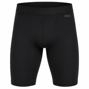 Custom football compression shorts flat waistband 7-inch inseam worn under game pants manufactured by PCG Sportswear