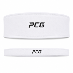 Custom moisture-wicking wide and thin athletic headbands with team colors manufactured by PCG Sportswear