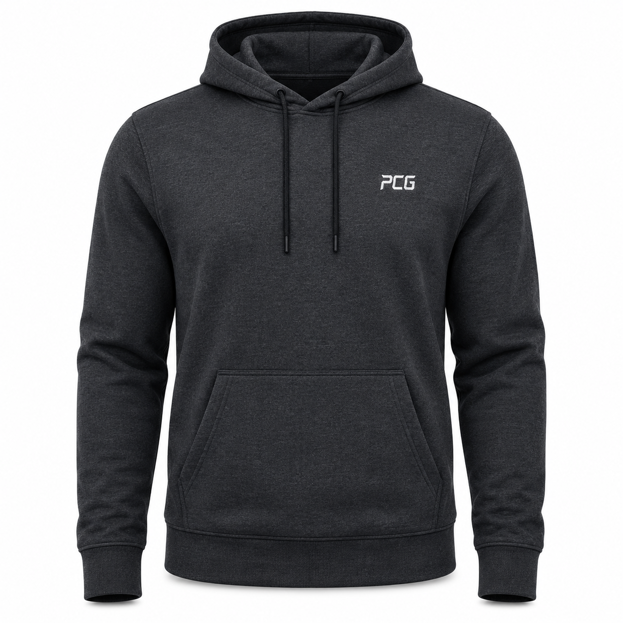 Custom pullover athletic team hoodie with kangaroo pocket and team branding manufactured by PCG Sportswear