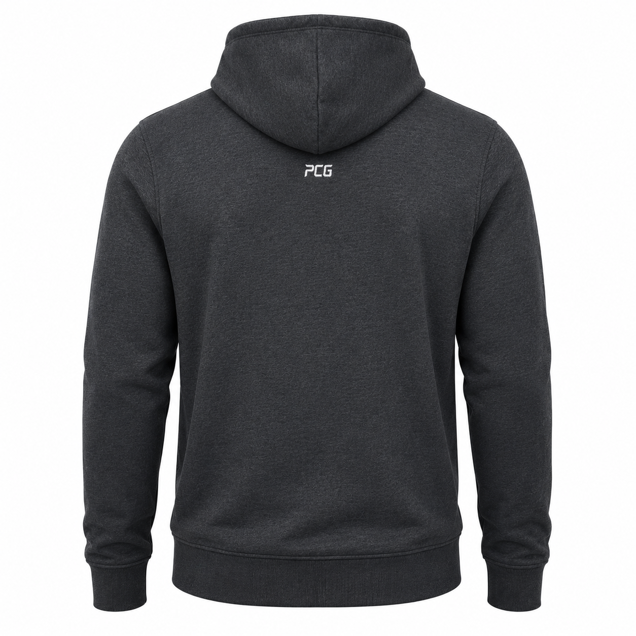Custom pullover athletic team hoodie with kangaroo pocket and team branding manufactured by PCG Sportswear