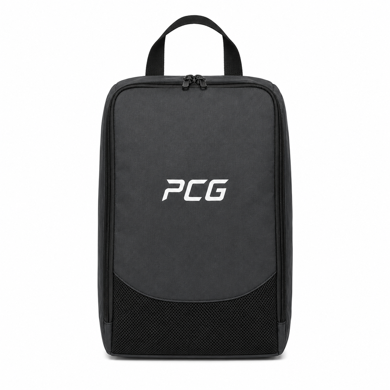 Custom athletic shoe and cleat carry bag with ventilation mesh manufactured by PCG Sportswear