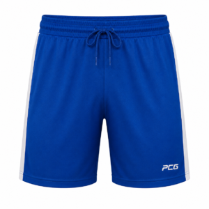 Custom soccer game shorts with elastic waistband and sublimated team design manufactured by PCG Sportswear
