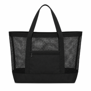 Custom mesh and canvas athletic tote bag with team branding manufactured by PCG Sportswear