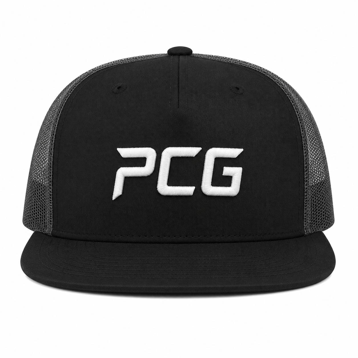 Custom Trucker Snapback Cap | Flat Brim Team Cap Manufacturer