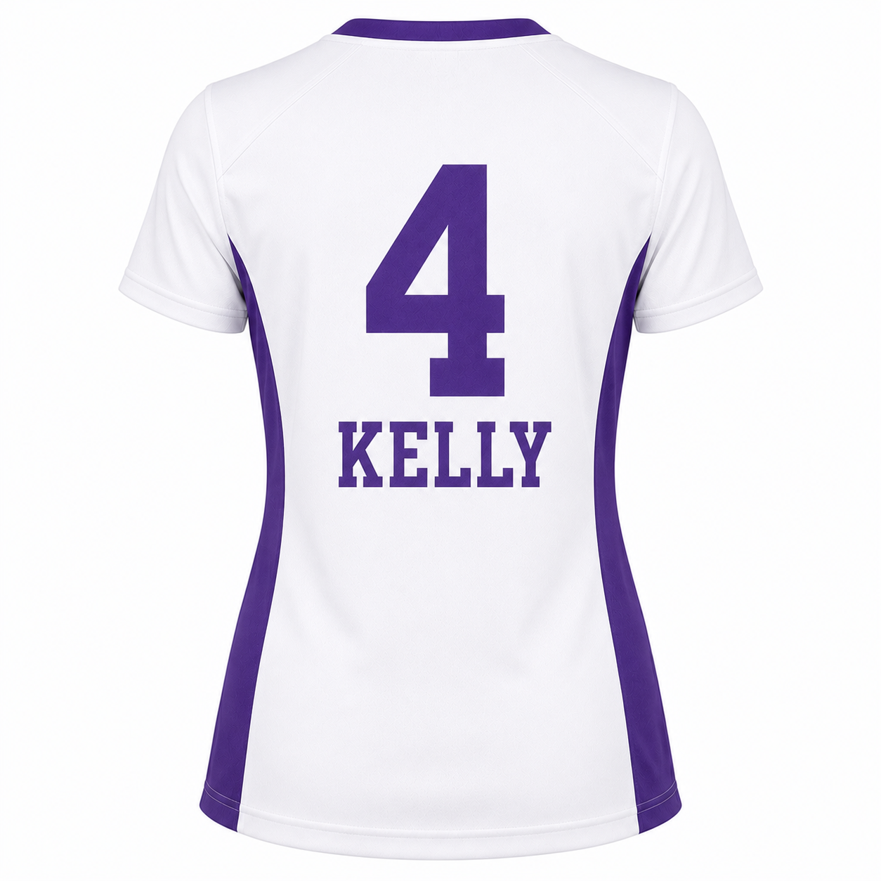 Custom women's lacrosse jersey V-neck fitted cut with sublimated team design manufactured by PCG Sportswear