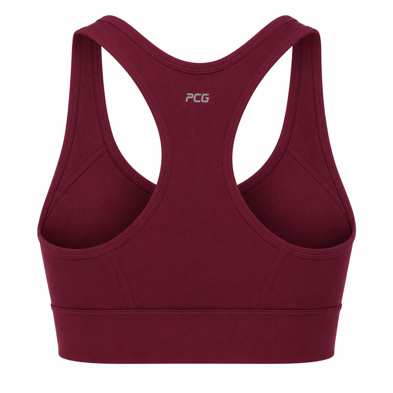 Custom women's high support sports bra for athletic performance and team programs manufactured by PCG Sportswear