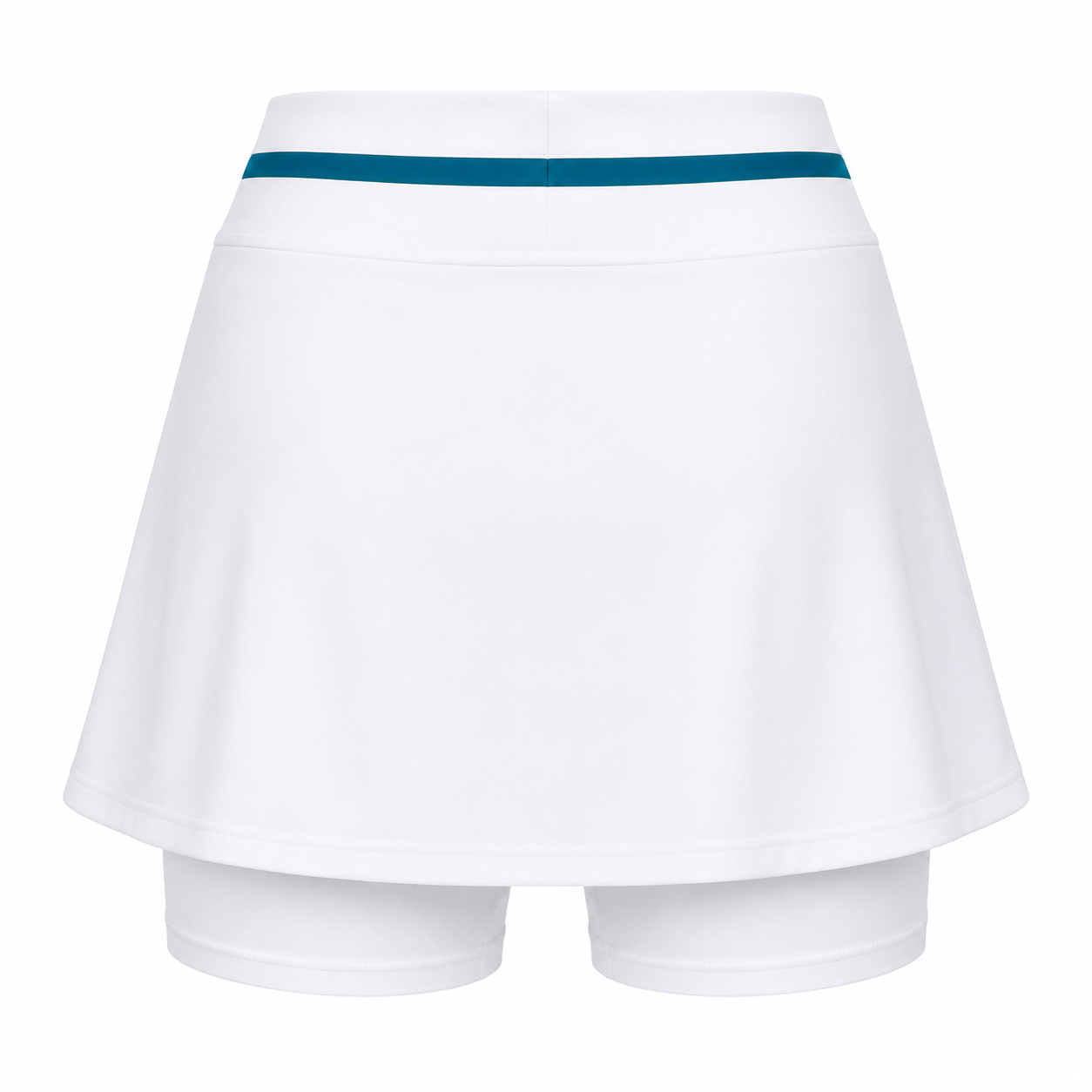 Custom women's tennis skort A-line design with built-in compression liner manufactured by PCG Sportswear